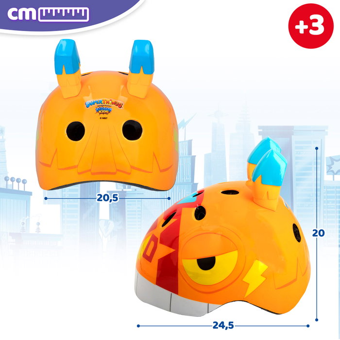 SuperThings Casco de patinete 3D Smash Crash SuperThings Casco de patinete 3D Smash Crash