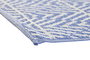 DKD Home Decor Alfombra Verde Menta Azul Poliéster 210 x 150 cm (4 Unidades)