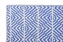 DKD Home Decor Alfombra Verde Menta Azul Poliéster 210 x 150 cm (4 Unidades)