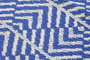 DKD Home Decor Alfombra Verde Menta Azul Poliéster 210 x 150 cm (4 Unidades)