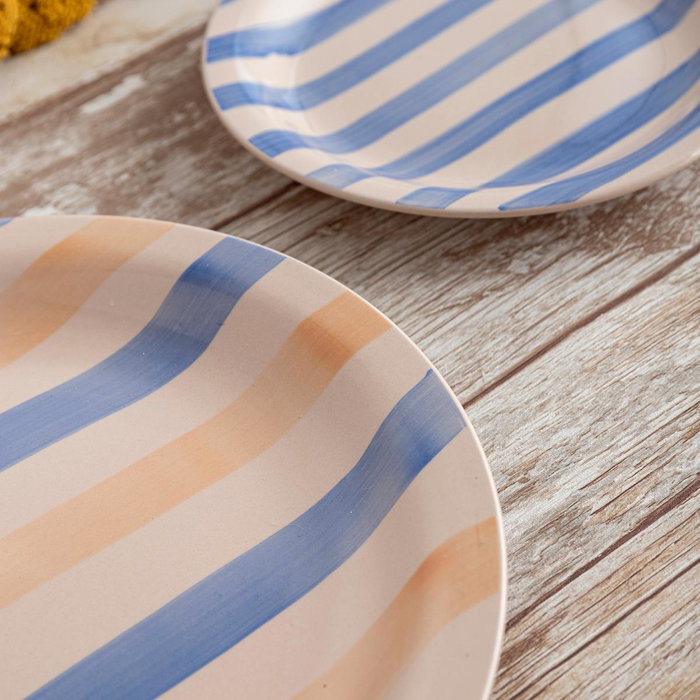 Quid Plato Llano Cerámico Creta Azul 27 cm