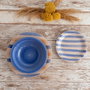 Quid Plato Llano Cerámico Creta Azul 27 cm