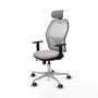 PIQUERAS Y CRESPO Silla de oficina Jorquera Blanco con mecanismo Sincro/Traslack