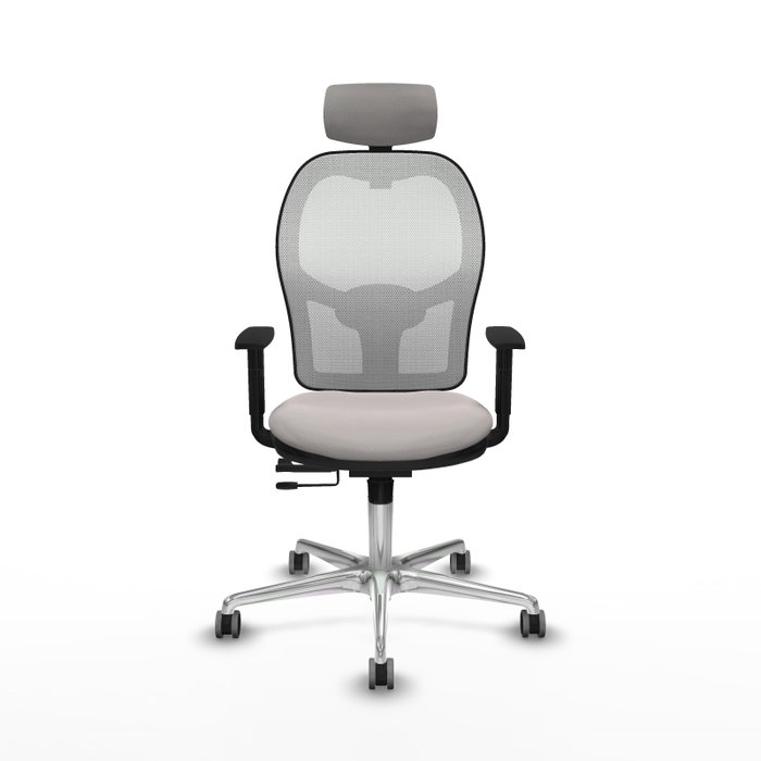 PIQUERAS Y CRESPO Silla de oficina Jorquera Blanco con mecanismo Sincro/Traslack
