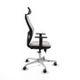 PIQUERAS Y CRESPO Silla de oficina Jorquera Blanco con mecanismo Sincro/Traslack
