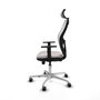 PIQUERAS Y CRESPO Silla de oficina Jorquera Blanco con mecanismo Sincro/Traslack