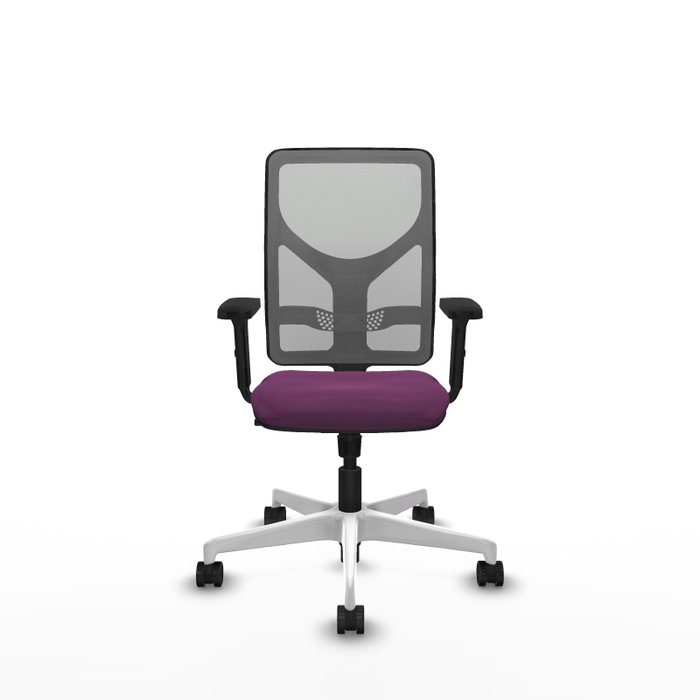 PIQUERAS Y CRESPO Silla de oficina Motilla con mecanismo Sincro, Morado y Gris PIQUERAS Y CRESPO Silla de oficina Motilla con mecanismo Sincro, Morado y Gris