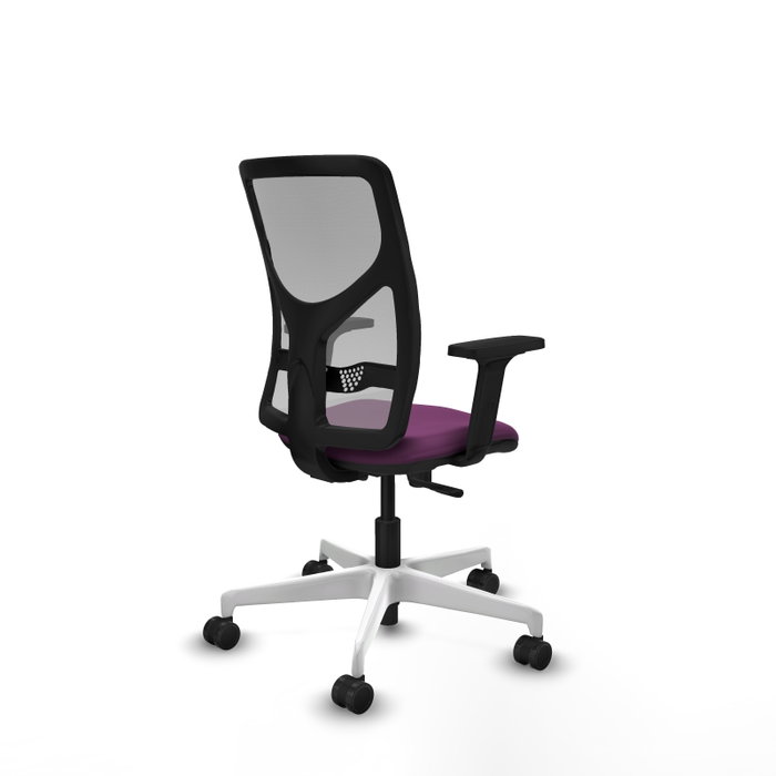 PIQUERAS Y CRESPO Silla de oficina Motilla con mecanismo Sincro, Morado y Gris PIQUERAS Y CRESPO Silla de oficina Motilla con mecanismo Sincro, Morado y Gris