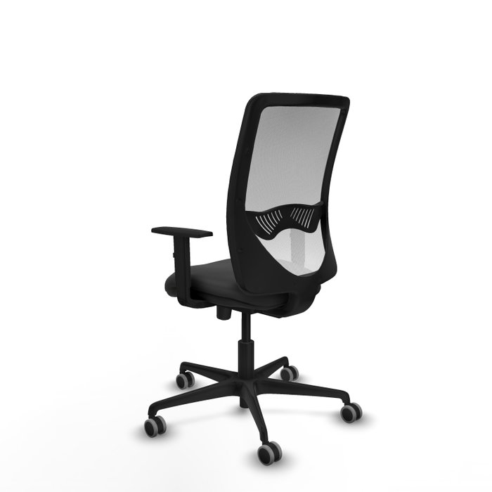 PIQUERAS Y CRESPO Silla de oficina Zulema Gris oscuro y Blanco