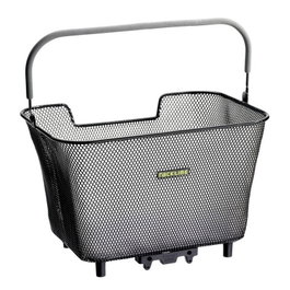 Racktime Baskit Cesta de malla fina para portabultos, acero, 23L