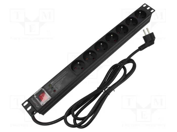 Lanberg Rack PDU PRO SPD-3MP 1U 16A 7x PL 2m Negro Lanberg Rack PDU PRO SPD-3MP 1U 16A 7x PL 2m Negro