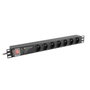 Lanberg Rack PDU PRO SPD-3MP 1U 16A 7x PL 2m Negro
