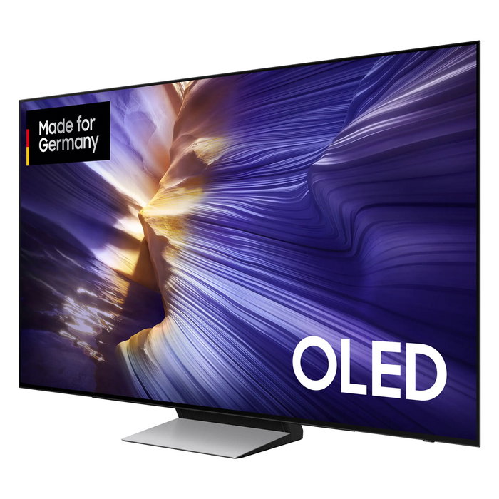 SAMSUNG GQ55S90FAE 138cm/55" OLED 4K UHD 144Hz Smart TV, 16:9, HDR10+, Dolby Atmos, 4x HDMI 2.1, 2x USB, LAN, WLAN, Twin-Tuner, Color Titan Black