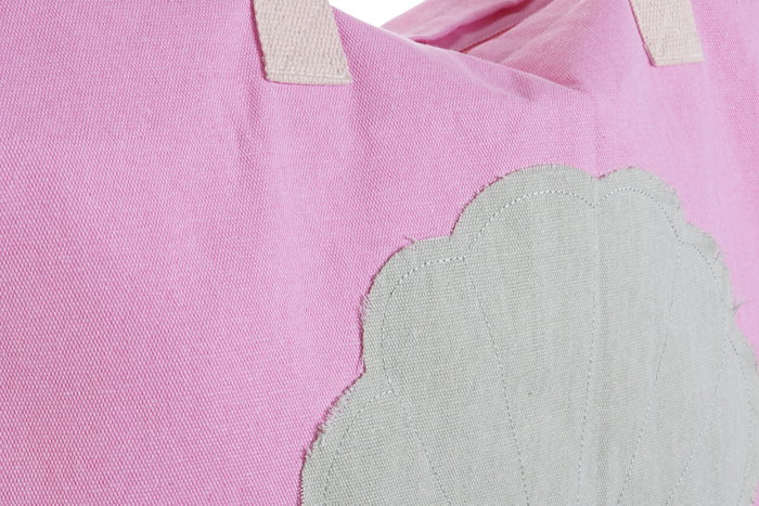 DKD Home Decor Bolso de Poliéster 82x23x48 cm Surtido Rosa y Lila