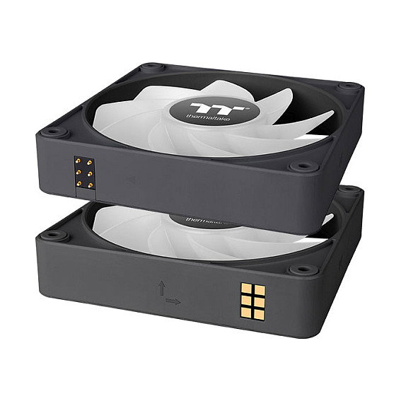 Thermaltake CT120 EX Reverse ARGB Sync Ventilador 120mm 3 Pack Negro PWM