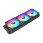 Thermaltake CT120 EX Reverse ARGB Sync Ventilador 120mm 3 Pack Negro PWM