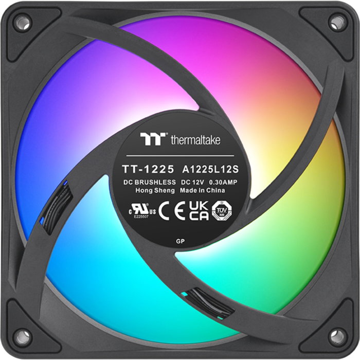 Thermaltake CL-F192-PL12SW-A Pack de 3 Ventiladores 12cm Negro ARGB Sync