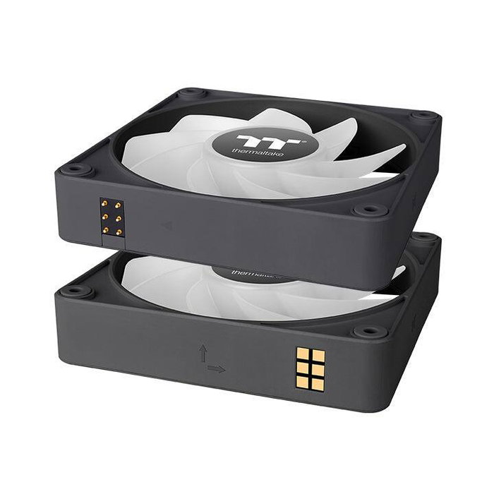 Thermaltake CT120 EX Reverse ARGB Sync Black Pack de 3 Thermaltake CT120 EX Reverse ARGB Sync Black Pack de 3