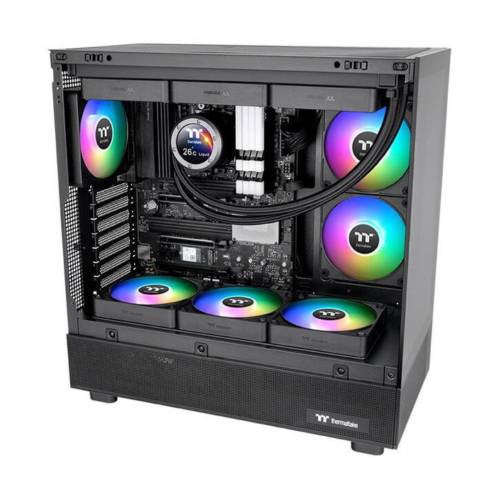 Thermaltake CT120 EX Reverse ARGB Sync Black Pack de 3 Thermaltake CT120 EX Reverse ARGB Sync Black Pack de 3