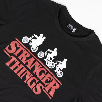 Pijama Stranger Things Gris Negro M