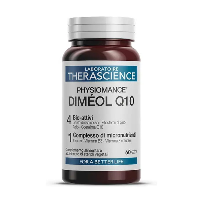 Therascience Physiomance Dimeol Q10 180 comprimidos complemento alimenticio para lipoproteínas