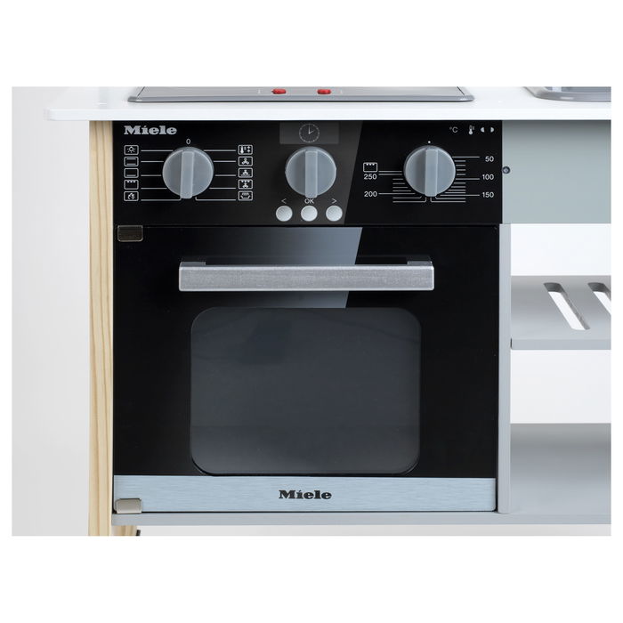 Theo Klein 7199 Cocina de Juguete de Madera para Niños Hellgrau, 3+ Años, Gris/Blanco, 300 x 700 x 910 mm