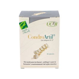 CIEN POR CIEN NATURAL Condroartil Colageno Uc-II 90 Capsulas Ayuda Articulaciones y Cartilago