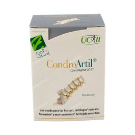 CIEN POR CIEN NATURAL Condroartil Colageno Uc-II 90 Capsulas Ayuda Articulaciones y Cartilago