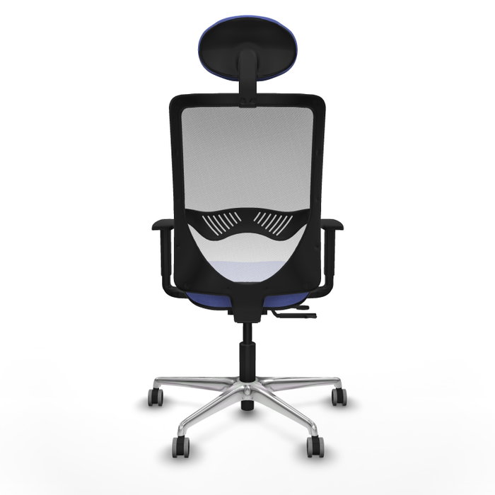 PIQUERAS Y CRESPO Silla de oficina Zulema con mecanismo Sincro/Traslack Azul claro y Blanco PIQUERAS Y CRESPO Silla de oficina Zulema con mecanismo Sincro/Traslack Azul claro y Blanco