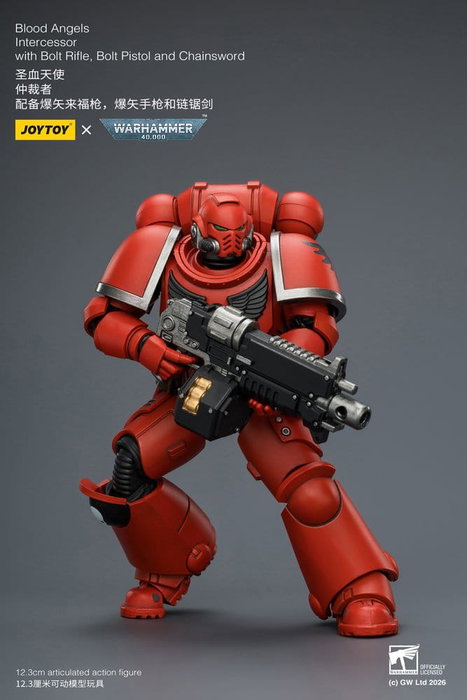 Joy Toy (CN) Warhammer 40,000 Figura Blood Angels Intercessor 12 cm