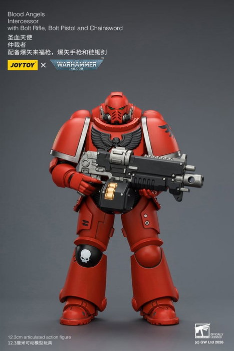 Joy Toy (CN) Warhammer 40,000 Figura Blood Angels Intercessor 12 cm