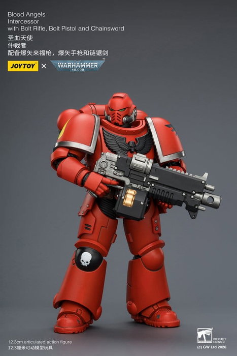Joy Toy (CN) Warhammer 40,000 Figura Blood Angels Intercessor 12 cm