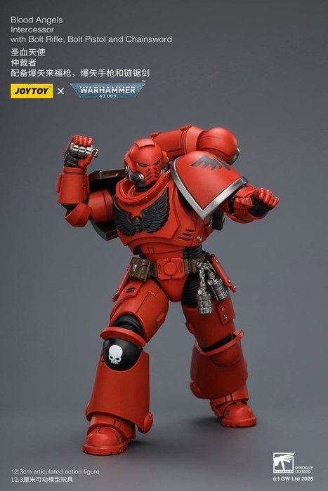 Joy Toy (CN) Warhammer 40,000 Figura Blood Angels Intercessor 12 cm
