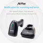 Avpos AVP-BT230-2D Lector de códigos de barras inalámbrico 1D/2D Negro