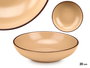 Vessia Plato Hondo 20 cm Beige Loza Ceramica (Set de 36)