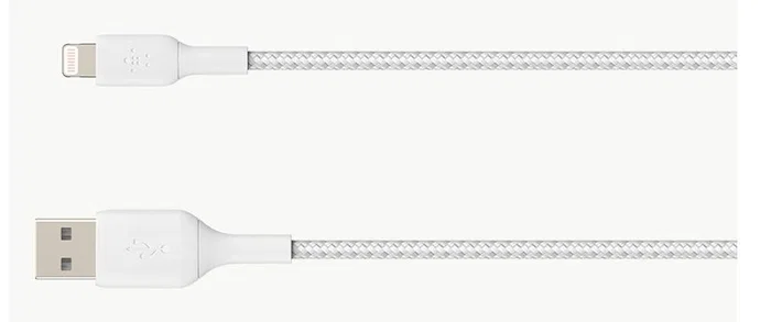 Belkin CAA002BT2MWH Cable Lightning USB-A 2 m Blanco Belkin CAA002BT2MWH Cable Lightning USB-A 2 m Blanco