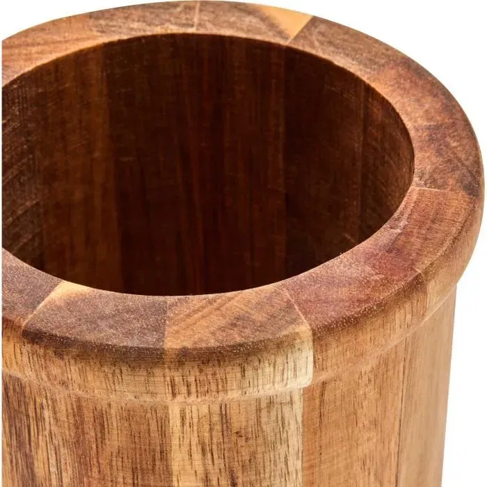 Livoo MES153G Juego de 4 Utensilios con Olla Acacia FSC y Silicona 31 cm Livoo MES153G Juego de 4 Utensilios con Olla Acacia FSC y Silicona 31 cm