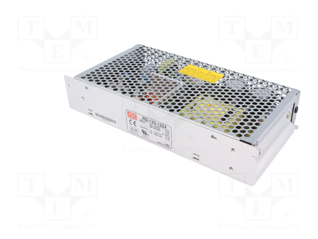 MEAN WELL RD-125-1224 Alimentador de impulso 133,2W 12VDC MEAN WELL RD-125-1224 Alimentador de impulso 133,2W 12VDC