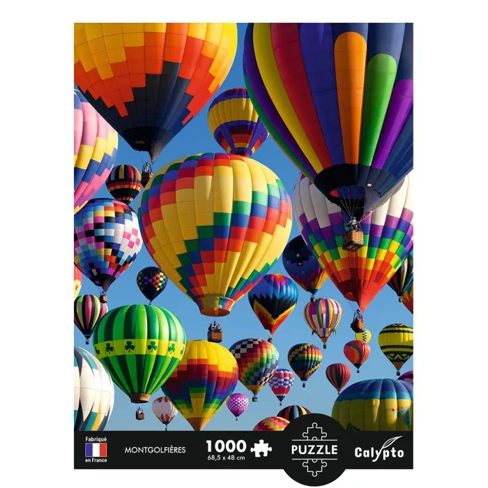 Sentosphere SENTOSPHERE Calypto Rompecabezas 1000 Piezas, Globos Aerostáticos, Acabado Suave y Sedoso, +9 Años