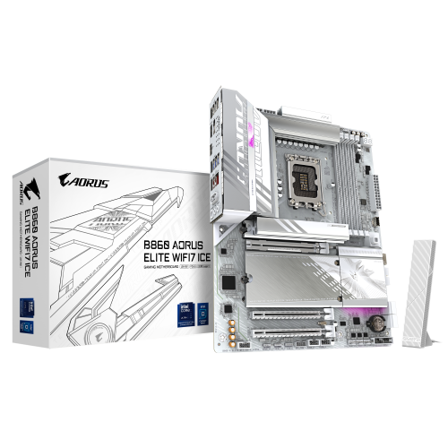 Gigabyte B860 AORUS ELITE WIFI7 ICE Blanco Gigabyte B860 AORUS ELITE WIFI7 ICE Blanco