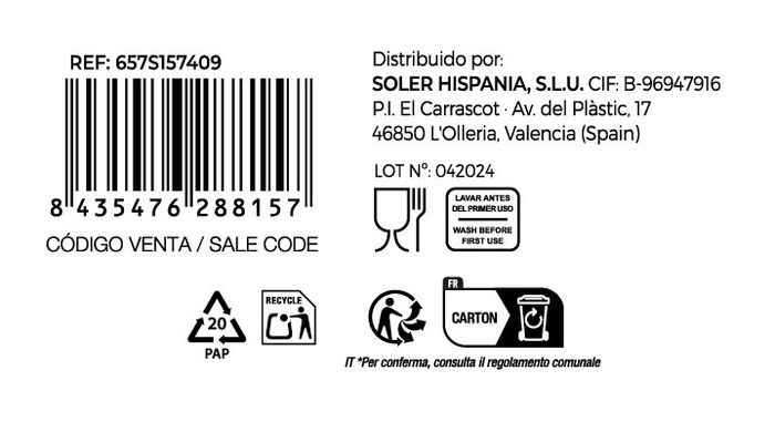 Oberglas Set 6 Vasos Sensation 60 cl