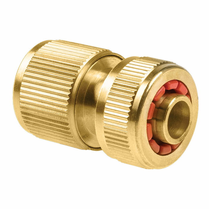 Cellfast Conector rápido de manguera de latón stop brass 6 bar, ½ pulg - 5/8 pulg, blister Cellfast Conector rápido de manguera de latón stop brass 6 bar, ½ pulg - 5/8 pulg, blister