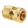 Cellfast Conector rápido de manguera de latón stop brass 6 bar, ½ pulg - 5/8 pulg, blister