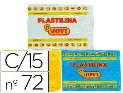 Jovi Plastilina Pastilla 350 gr Colores Surtidos Caja Expositora 15 Ud Jovi Plastilina Pastilla 350 gr Colores Surtidos Caja Expositora 15 Ud