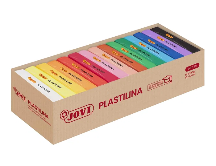 Jovi Plastilina 15 Pastillas de 350 g Colores Surtidos Jovi Plastilina 15 Pastillas de 350 g Colores Surtidos