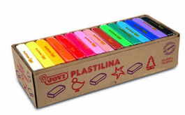 Jovi Plastilina Pastilla 350 gr Colores Surtidos Caja Expositora 15 Ud