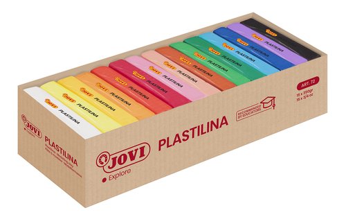 Jovi Plastilina 15 Pastillas de 350 g Colores Surtidos