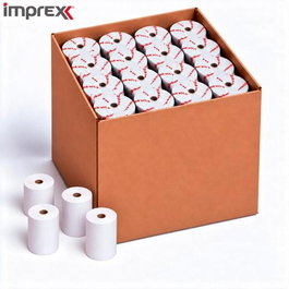 IMPREX Set de 210 Rollos de Papel Térmico 57x35x12 mm 65 gr.