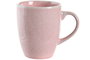 DKD Home Decor Taza de Gres Esmaltado Rosa 330ml