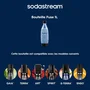 SodaStream Botella de agua con gas AAARQ88873 Edición limitada Fuse Pepsi Metal - 1 Litro - Apta Lavavajillas - Sin BPA - Diseño Coleccionista